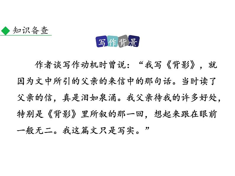 部编版八年级语文上册--14.背影（精品课件）第5页