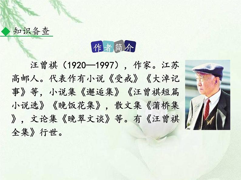 部编版八年级语文上册--17.昆明的雨（精品课件）第3页