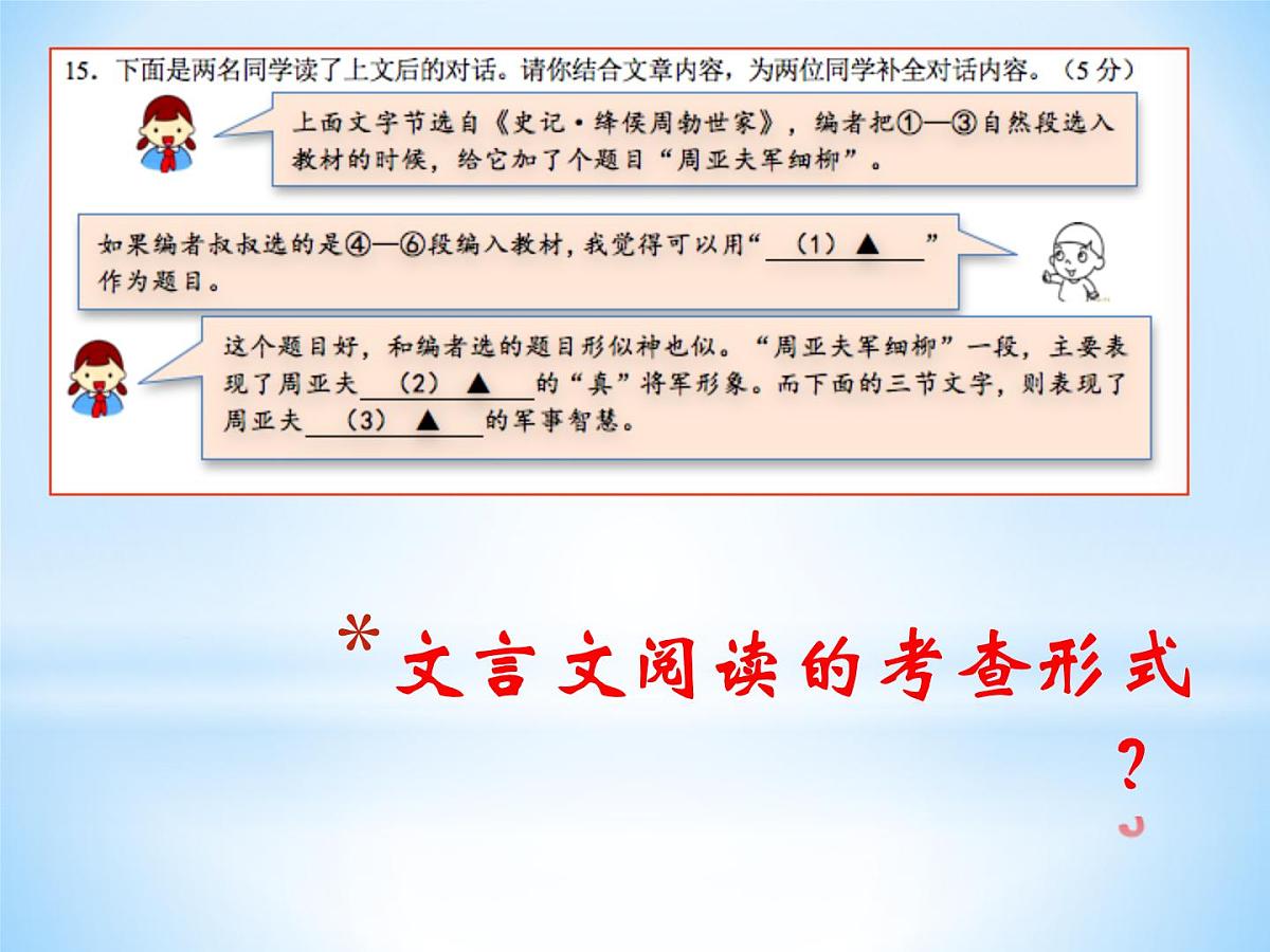 2023届中考语文二轮复习：命题培训课件第2页