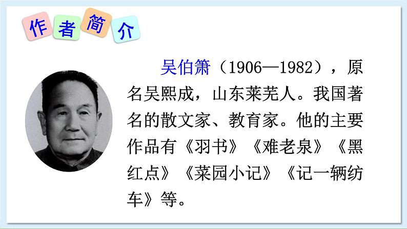 新课标人教版语文八年级下册 第一单元 4 灯笼 PPT课件第5页