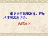 人教部编版九年级上册语文  “选词填空”专项复习   课件