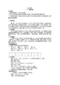 初中语文人教部编版九年级上册17* 孤独之旅导学案