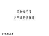 部编版七年级语文上册--综合性学习 少年正是读书时（精品课件）