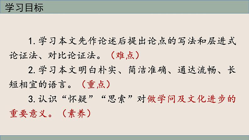 部编版《怀疑与学问》课件PPT第2页