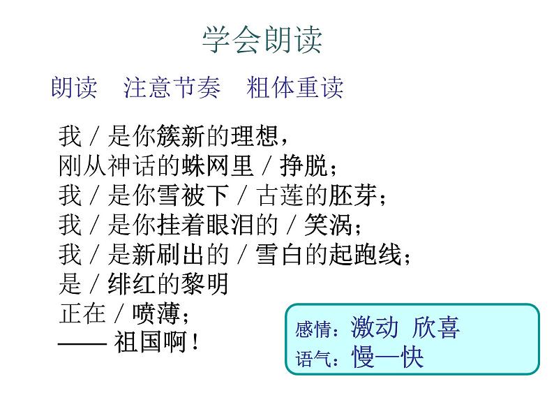 1 祖国啊，我亲爱的祖国 课件07