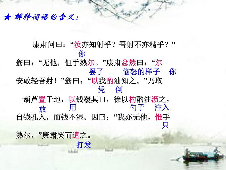 卖油翁 课件第8页