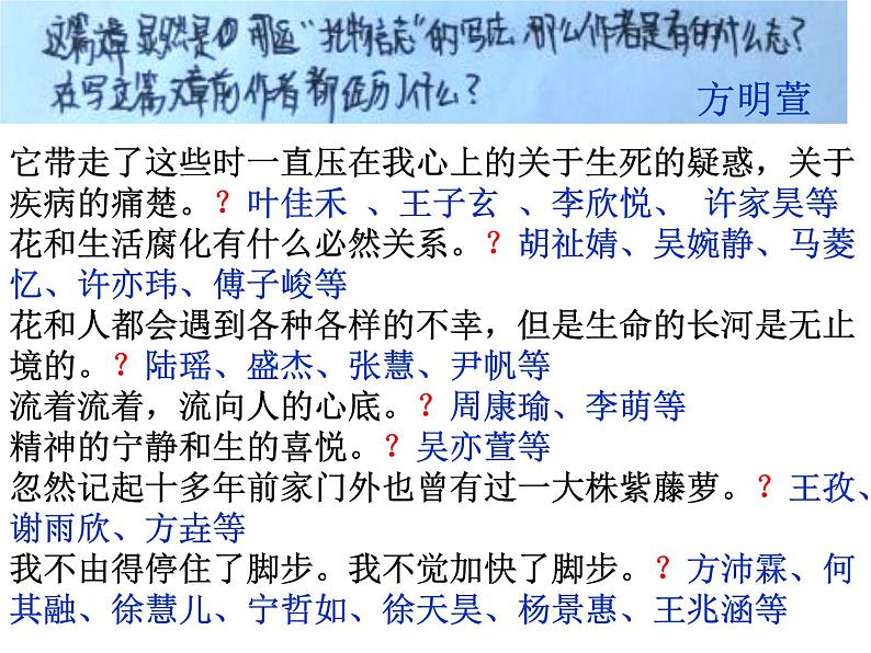 紫藤萝瀑布 课件第5页