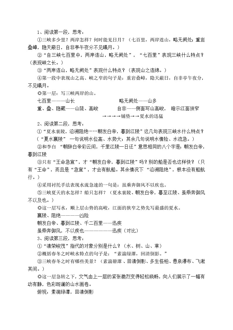 三峡  教案第2页
