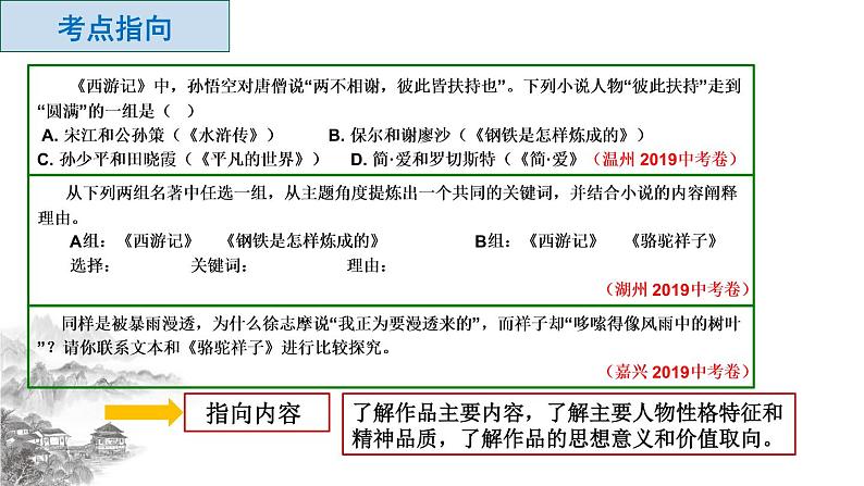 名著联读比较题课件03