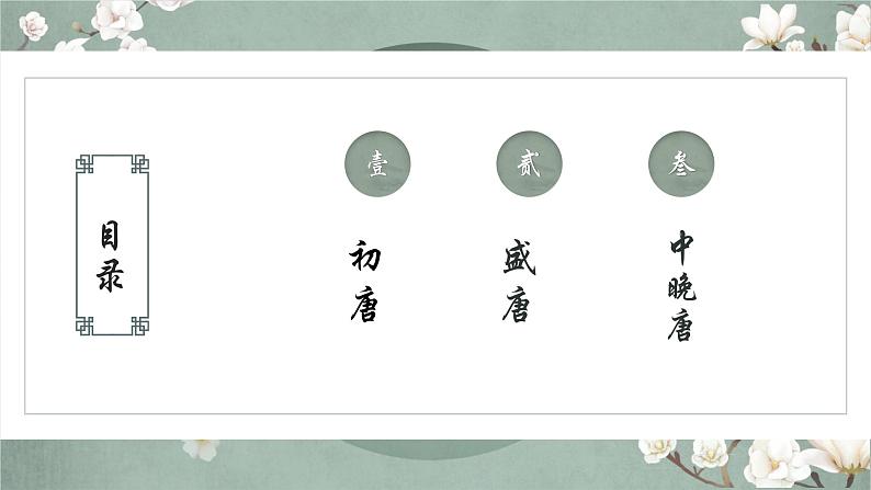 2023届人教部编版语文中考古诗复习课件：唐朝经典古诗赏析02