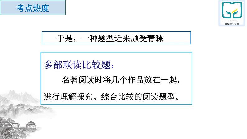 中考名著阅读专题复习  ——多部联读比较题解题初探 课件第3页