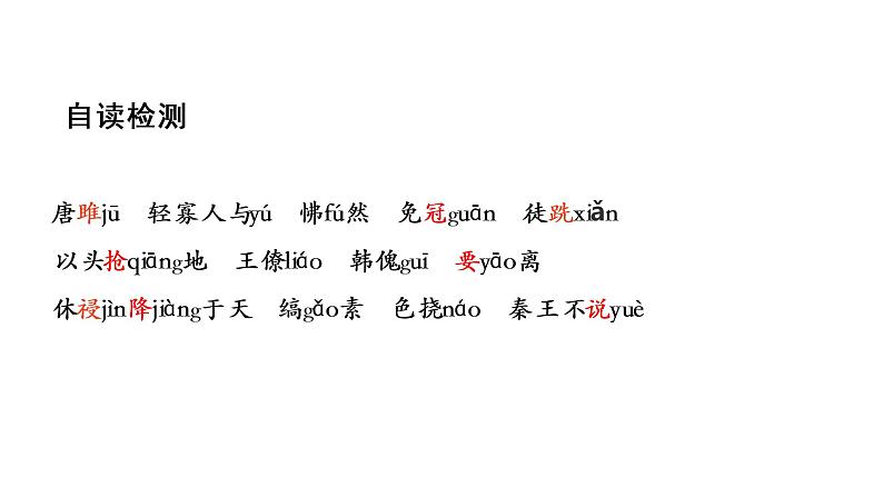 唐雎不辱使命 课件第2页