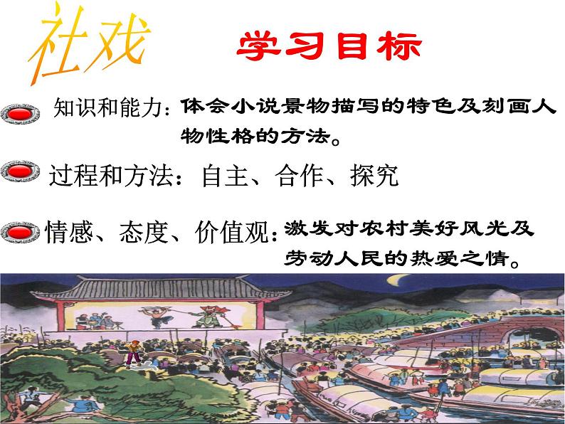 1 社戏 课件第2页