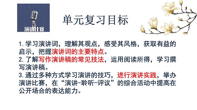 八下第四单元复习课件第1页