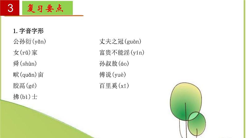 2022-2023学年八年级语文上册单元复习过过过（部编版）第六单元 【过知识】课件06