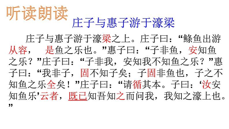 庄子与惠子游于濠梁之上 课件03