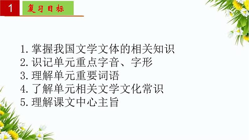 2022-2023学年七年级语文上册单元复习过过过（部编版）第二单元 【过知识】课件02