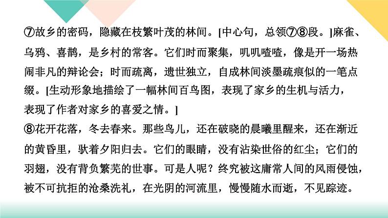 人教部编版语文七上  修辞手法的作用（同步练习课件PPT）第6页