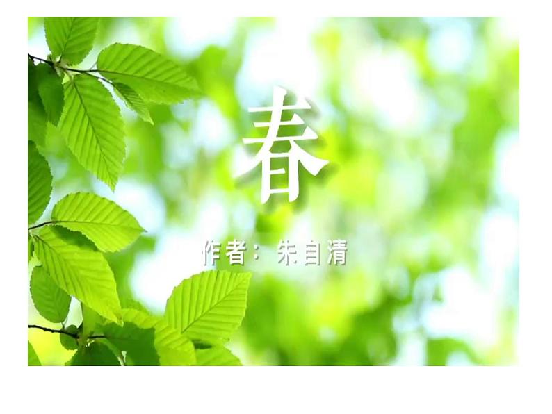 第1课《春》课件  部编版语文七年级上册06