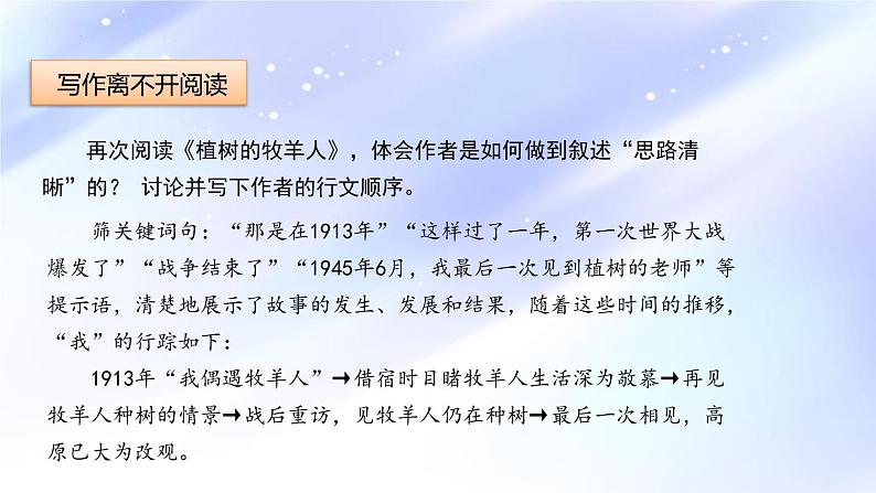 第四单元写作《思路要清晰》课件   部编版语文七年级上册第7页