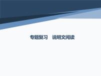 说明文阅读知识点及答题格式  中考语文一轮复习