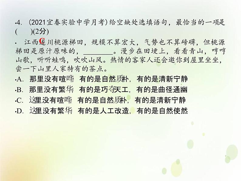 中考语文复习考前冲刺一课件08