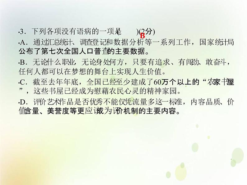 中考语文复习考前冲刺九课件06