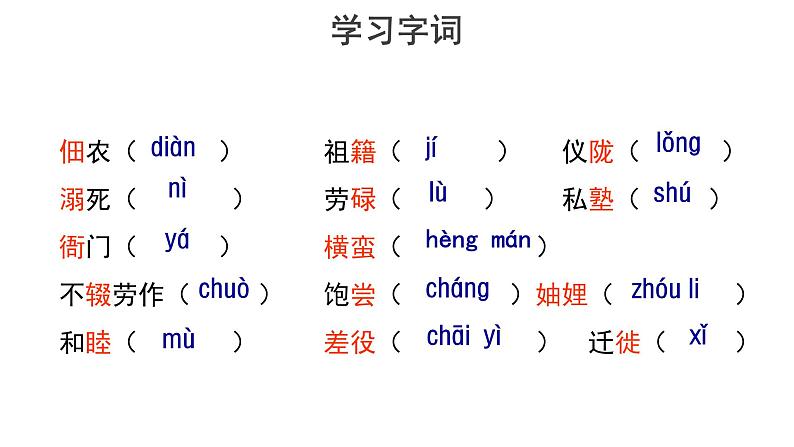 【教学课件】回忆我的母亲第1课时示范课件第6页