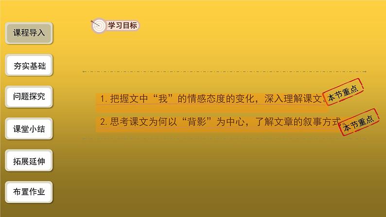 【教学课件】背影第2课时精品课件第3页