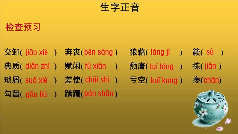 【教学课件】背影第一课时参考课件第6页