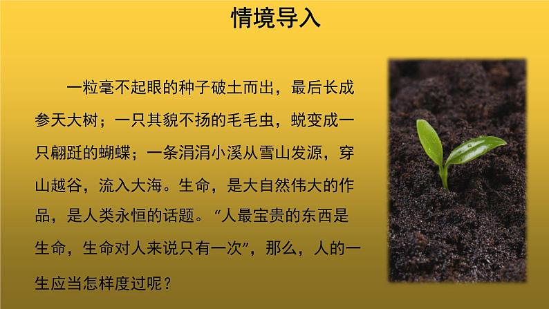人教版八年级上册永久的生命示范课件第2页