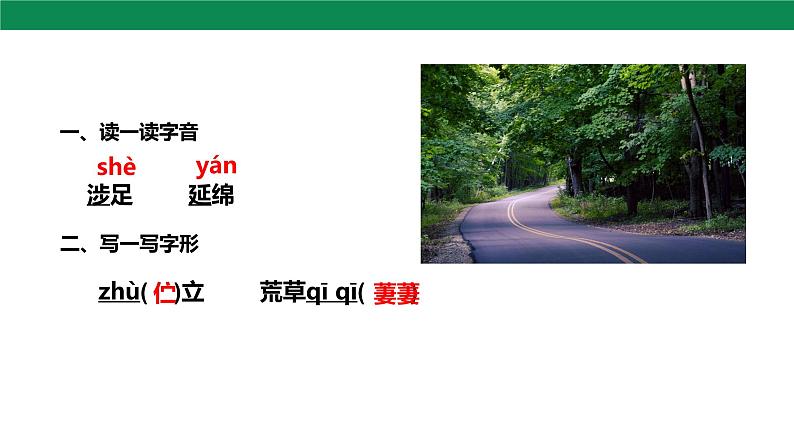 20 外国诗二首《未选择的路》课件第7页