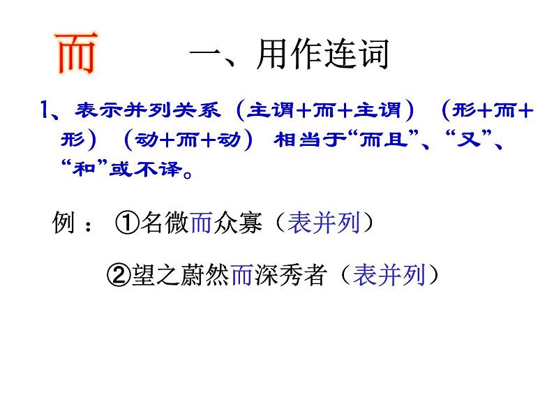 中考常见文言虚词复习课件第7页