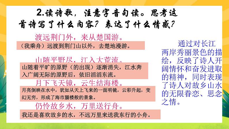 13《唐诗五首》课件PPT+导学案+练习课件+课文朗读06