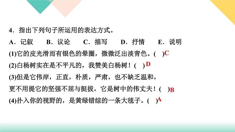 15《白杨礼赞》课件PPT+导学案+练习课件+课文朗读06