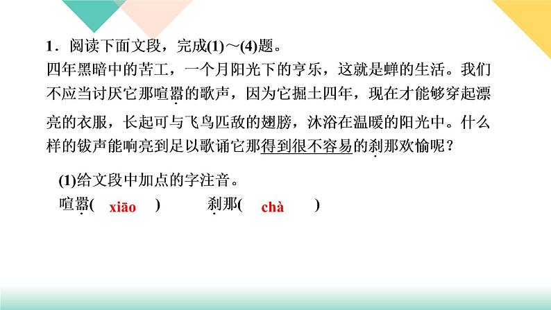 21《蝉》课件PPT+导学案+练习课件+课文朗读03