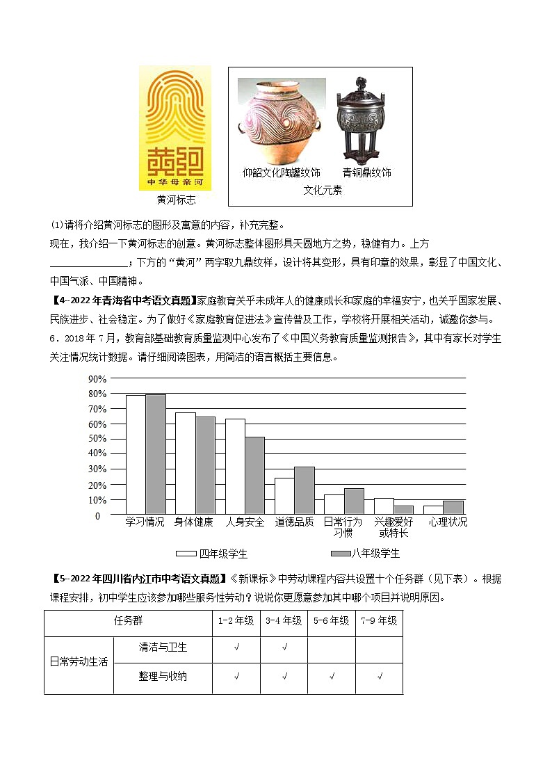 2018-2022年广东中考语文5年真题1年模拟汇编 专题06图文转换（学生卷+教师卷）03