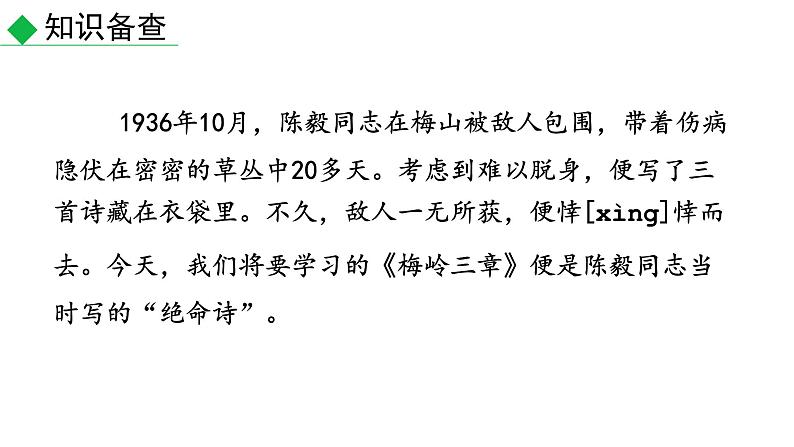 部编版九年级语文下册--2.梅岭三章（课件）第6页