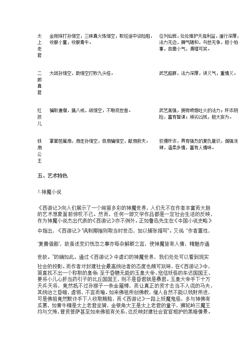 七年级上册必读名著《西游记》导读+精练第3页