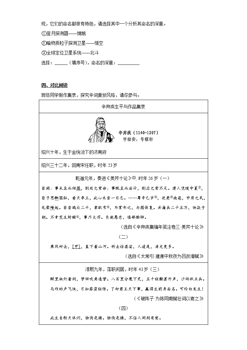 部编版语文九年级下册提升练习（十二）03