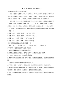 初中人教部编版第三单元10 阿长与《山海经》课后测评