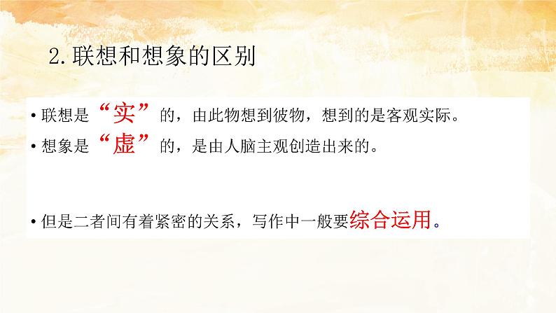 写作《发挥联想和想象》课件08