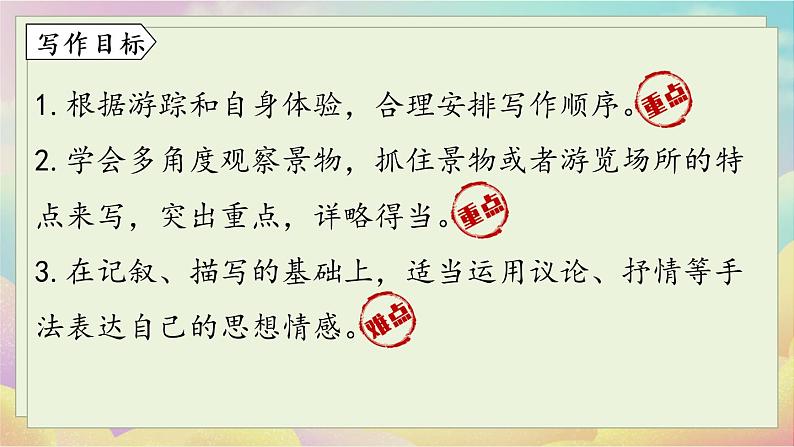 人教语文八下 第5单元 写作 学写游记 PPT课件08