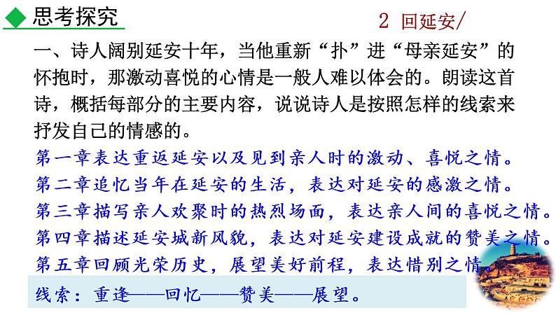2《 回延安》探究积累课件第2页