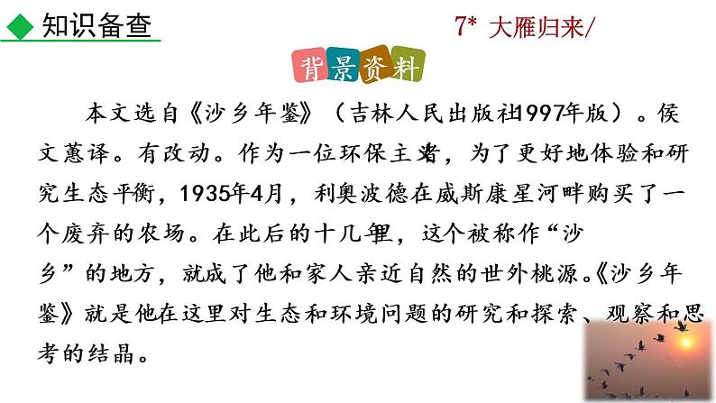 7《大雁归来》教学课件第6页