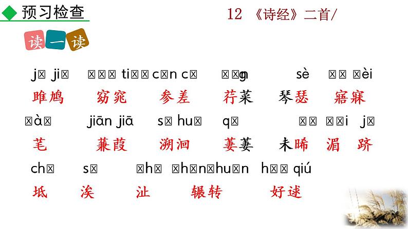 12 《诗经》二首教学课件第6页