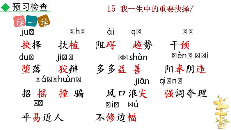 15《我一生中的重要抉择》教学课件第6页
