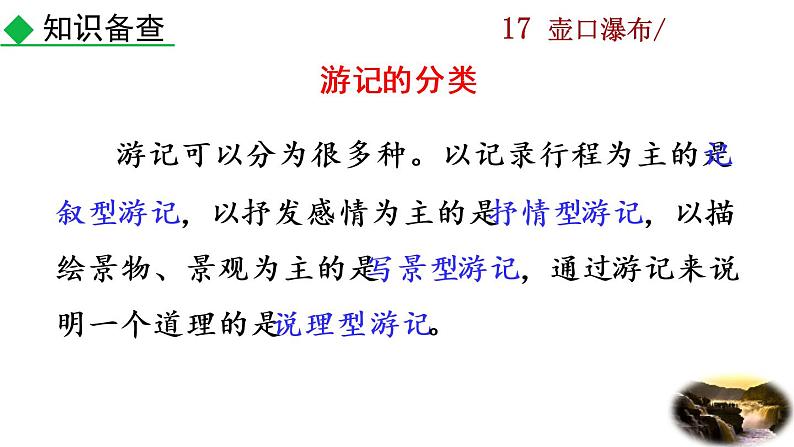 17《壶口瀑布》教学课件第7页