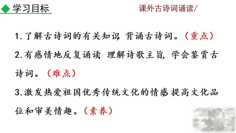 课外古诗词诵读教学课件第2页