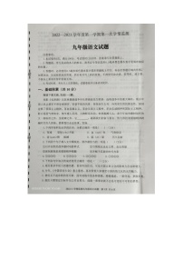 济宁市金乡县2022-2023学年九年级上学期期中考试语文试题（含答案）